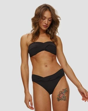 Czarna Góra Stroju Kąpielowego Damska Seafolly Twist Bandeau