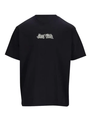 Czarna Graffiti Loose T-Shirt Gcds