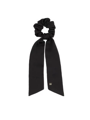 Czarna gumka srunchie ze wstążkami Kazar