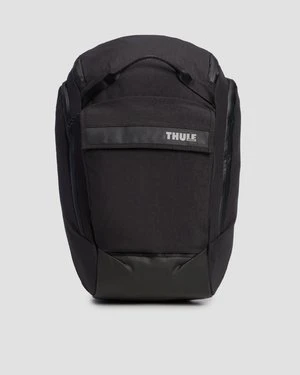 Czarna hybrydowa sakwa rowerowa i plecak Thule Paramount Hybrid Pannier 26L