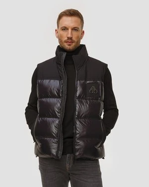 Czarna Kamizelka Puchowa Męska Moose Knuckles Victory Peak Vest