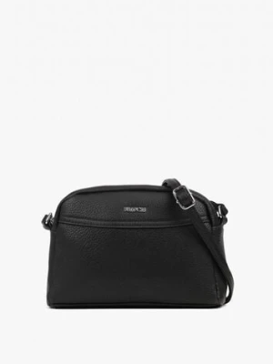 Czarna Klasyczna Torebka Listonoszka Genselle francis