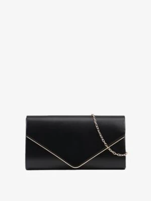 Czarna Klasyczna Torebka z Dodatkowym Łańcuszkiem Pasitia caely