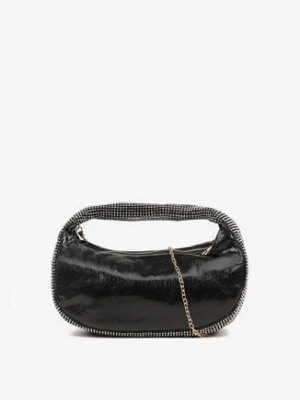 Czarna Koktajlowa Torebka Vices z Cyrkoniami Darnelle