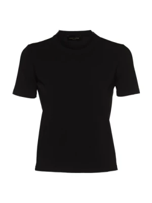 Czarna kolekcja T-shirtów i Polo Roberto Collina
