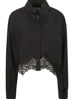 Czarna koszula z bawełny - P.w92.Z11.1Rc:143555 Burberry