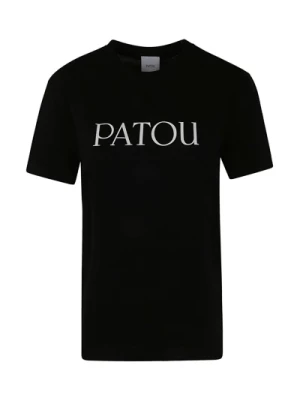 Czarna Koszulka Essential Patou