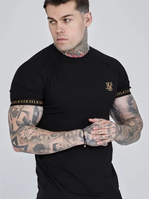 Czarna koszulka męska Tech SikSilk