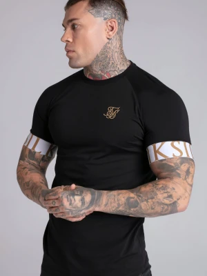 Czarna koszulka męska Tech SikSilk