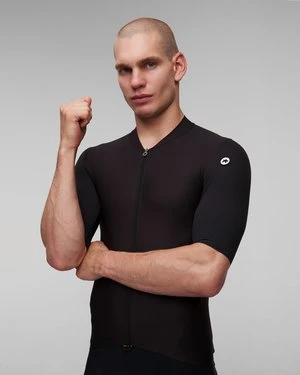 Czarna koszulka rowerowa męska Assos Mille Gt Jersey S11