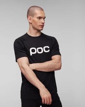 Czarna Koszulka Rowerowa Poc M's Reform Enduro Tee