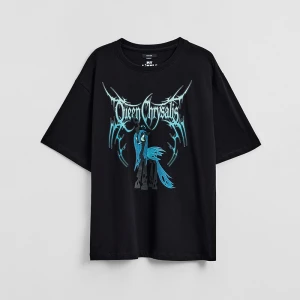 Czarna koszulka UNISEX z nadrukiem Queen Chrysalis My Little Pony House