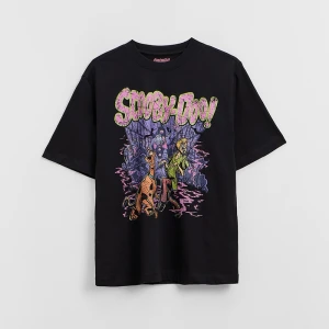 Zdjęcie produktu Czarna koszulka UNISEX z nadrukiem Scooby Doo House