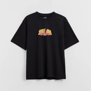 Czarna koszulka UNISEX z nadrukiem Space Jam House