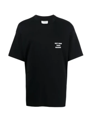 Czarna koszulka z logo Drole de Monsieur