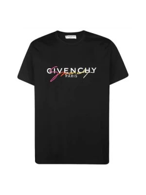 Czarna Koszulka z Logo Givenchy