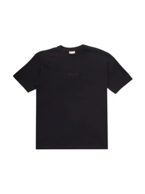 Czarna Koszulka z Logo Walk in Paris