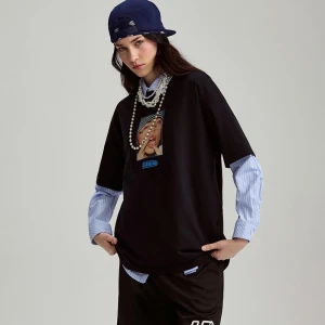 Czarna koszulka z nadrukiem Billie Eilish House