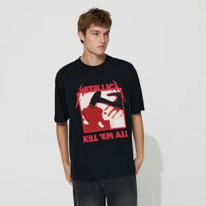 Czarna koszulka z nadrukiem Metallica Kill ’Em All House