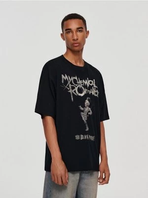 Czarna koszulka z nadrukiem My Chemical Romance House