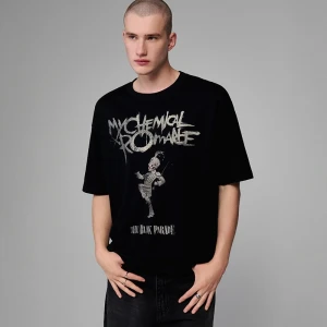 Czarna koszulka z nadrukiem My Chemical Romance House