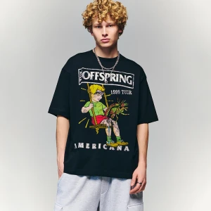 Zdjęcie produktu Czarna koszulka z nadrukiem The Offspring House