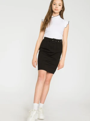 Czarna krótka spódnica dla dziewczyny Reporter