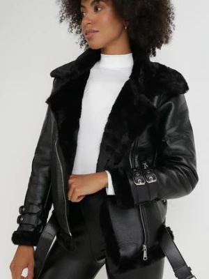 Czarna Kurtka Biker Thalica elsa.m by may