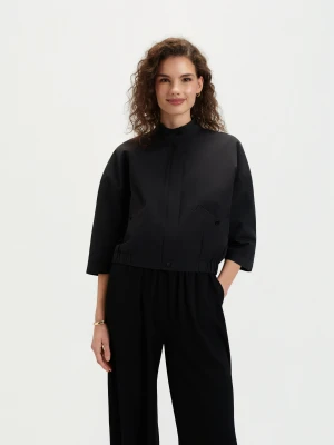 Czarna kurtka bomberka Top Secret