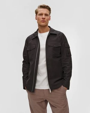 Czarna Kurtka Męska Moose Knuckles Charlesbourg Shirt Jacket