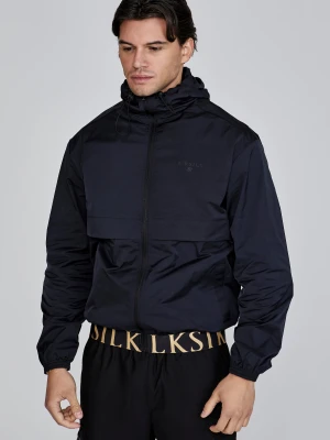 SikSilk Męska Czarna Kurtka Wiatrówka