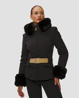 Czarna Kurtka Narciarska Damska Goldbergh Gold Exclusive Prezioso