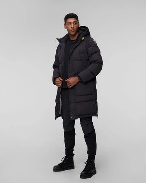 Czarna Kurtka Parka Męska Parajumpers Long Bear