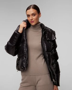 Czarna kurtka puchowa damska Moose Knuckles Moonstone Jacket