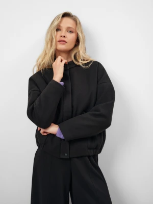 Czarna kurtka typu bomber TOP SECRET