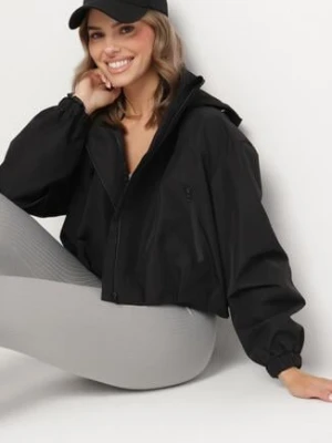 Czarna Kurtka Wiatrówka o Kroju Oversize Natilessa ann gissy