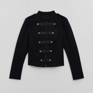 Czarna marynarka w stylu napoleon jacket House