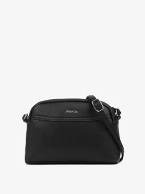 Czarna Minimalistyczna Torebka Typu Listonoszka Gelevine francis