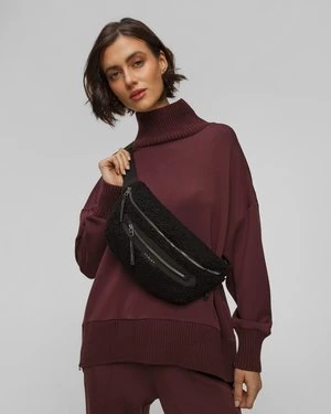 Czarna nerka damska Varley Kansa Sherpa Belt Bag