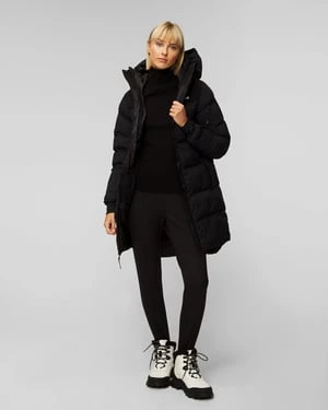 Czarna Parka Pikowana Damska Poc W's Loft