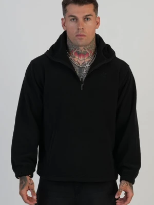 Czarna polarowa bluza męska SikSilk