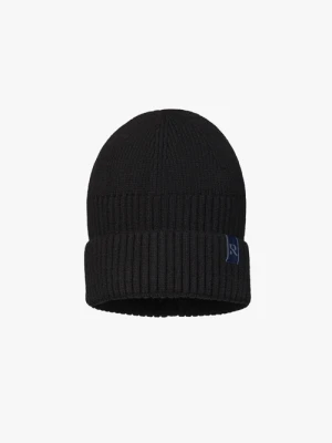 Czarna prążkowana czapka Ryłko