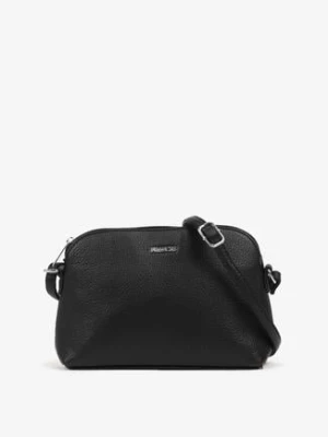 Czarna Prostokątna Torebka Listonoszka Sillaria francis