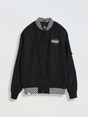 Czarna przejściowa kurtka typu bomberka Reporter