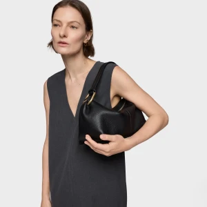 Czarna Skórzana Torba Typu Bowling Tous Hold - Tous