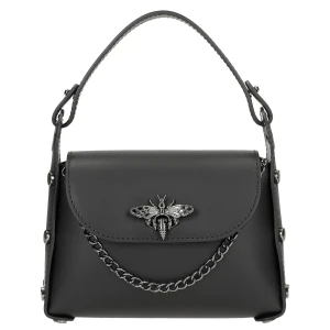 Czarna oryginalna torebka damska wizytowa 80318-51 Wojas