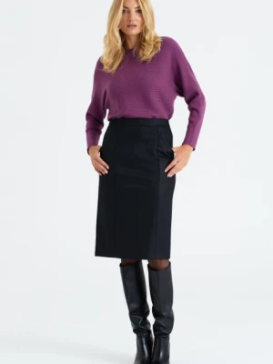 Czarna spódnica ołówkowa, długość midi Greenpoint