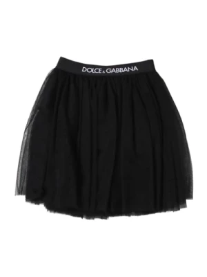 Czarna Spódnica z Warstwami Tiulu Dolce & Gabbana