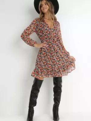 Czarno-Czerwona Sukienka Asootis rosa