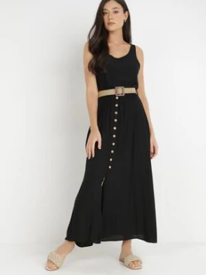 Czarna Sukienka Cherinoe rosa